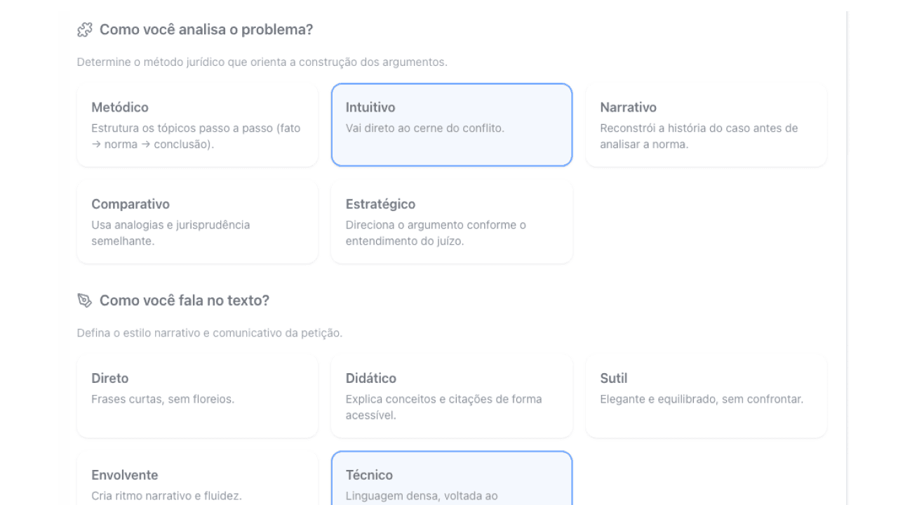 Seu estilo, sua originalidade